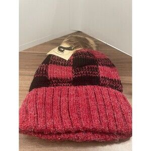 Red Buffalo Plaid Beanie